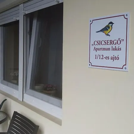 Csicsergo Apartman Lakas Apartament *